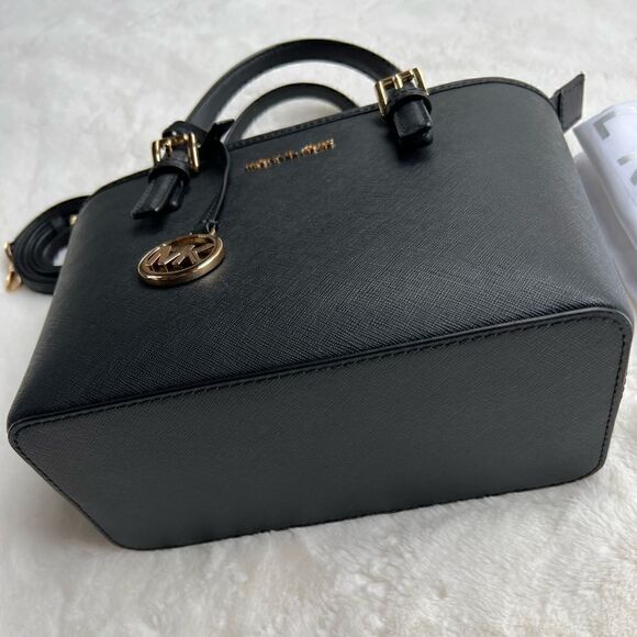 Michael Kors Jet Set Travel Extra-Small Saffiano Leather Top-Zip Tote Bag - Picture 11 of 16